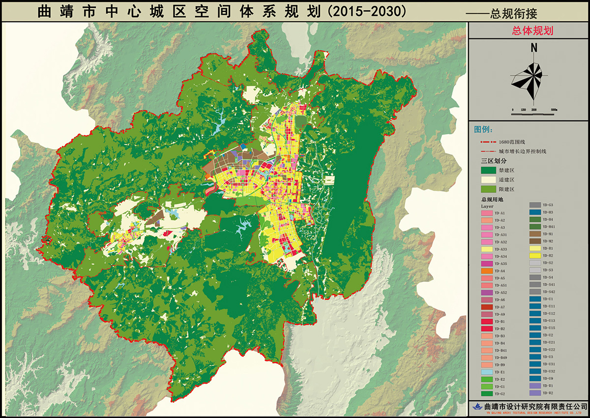 曲靖中心城(chéng)區(qū)空(kōng)間(jiān)體(tǐ)系規劃